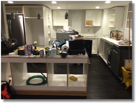 Mackey Circle Basement Renovation
-kitchen progress view Mackey Circle Basement Renovation
-kitchen progress view